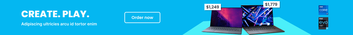 Electronic Store Promotional Banner Fwidth 1 5