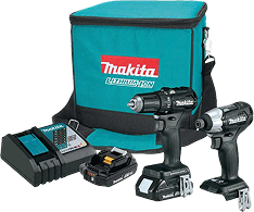 Makita 18V LXT Sub-Compact Brushless 2-Piece Combo Kit 2.0 Ah